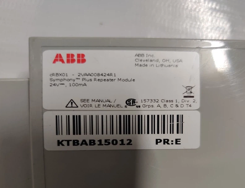 ABB CRBX01 2VAA008424R1 ABB CRBX01 2VAA008424R1
