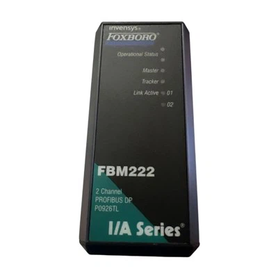 Foxboro FBM222 P0926TL Redundant PROFIBUS Communication Module